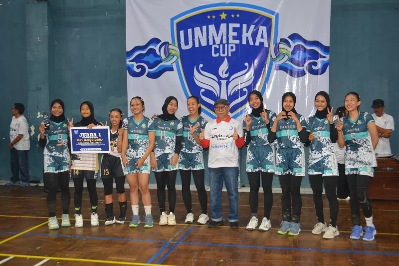 SMAN 1 Sewon dan SMAN 1 Dlingo Raih Gelar Juara Turnamen Voli Unmeka Cup I-2024