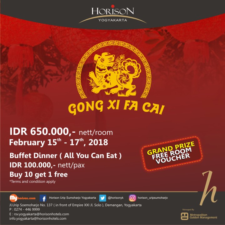 Imlek Bersama Hotel Horison Yogyakarta