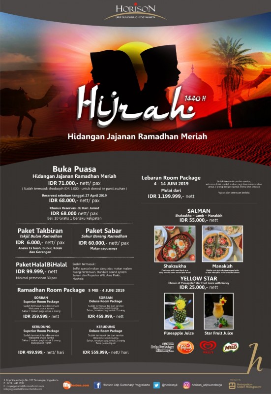 Horison Urip Sumoharjo Hadirkan Promo :HIJRAH