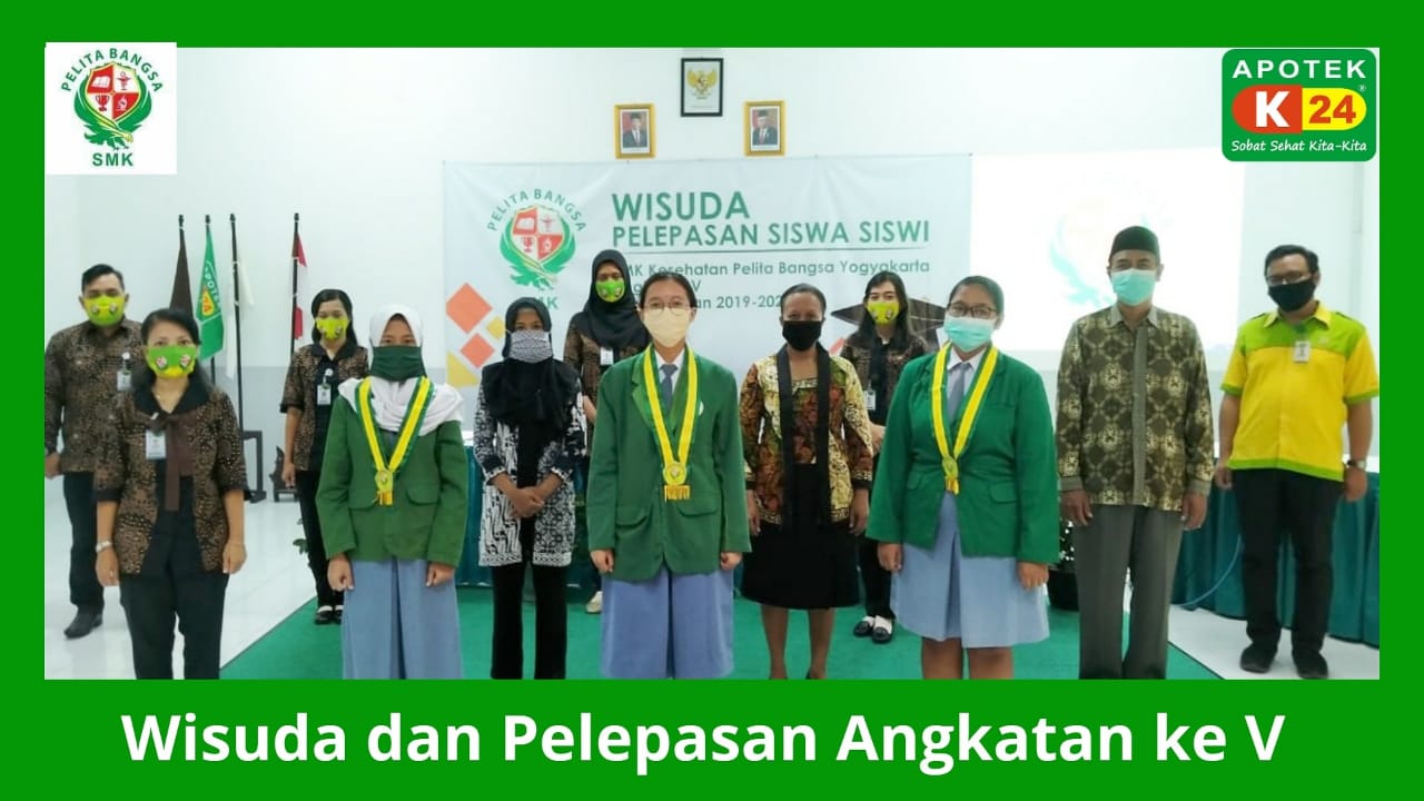 Wisuda Generasi Virtual Angkatan Corona SMK Kesehatan Pelita Bangsa, Langsung Kerja di Apotek K-24 Indonesia