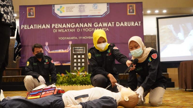 PT Jasa Raharja Menyelenggarakan Pelatihan Pertolongan Pertama Pada Gawat Darurat (PPGD) Penanganan Korban Lakalantas