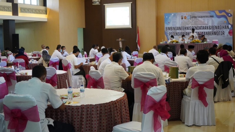 Jasa Raharja Ikut Sosialisasi Bimbingan Teknis Pendataan & Penagihan Potensi Pajak Kendaraan Bermotor Bersama Perangkat Desa Wilayah Sleman