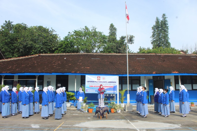 Virtual Pemilos SMK Kesehatan Binatama Wujud Demokrasi Di Masa Pandemi COVID-19