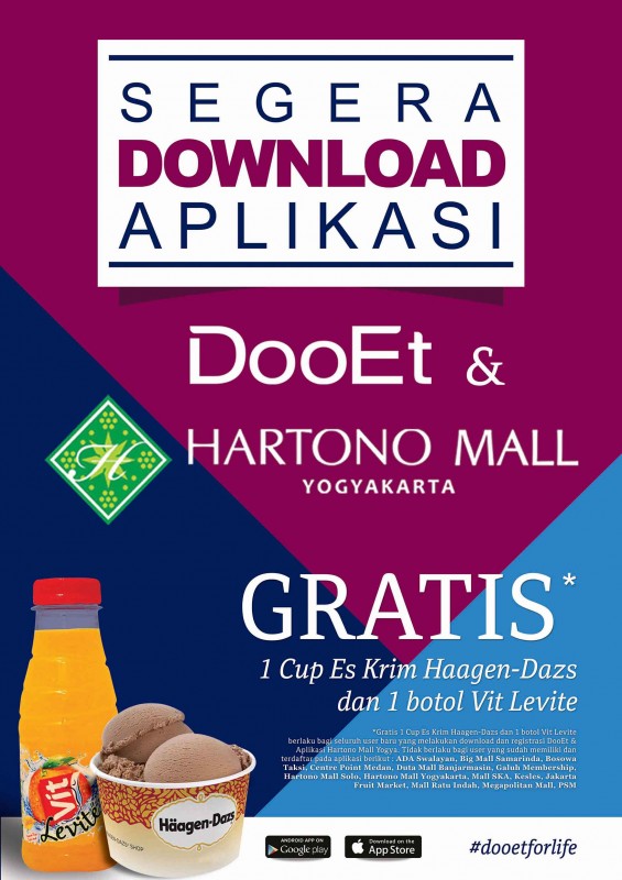 Hartono Mall & Bank QNB Bagi Haagen-Dazs Gratis