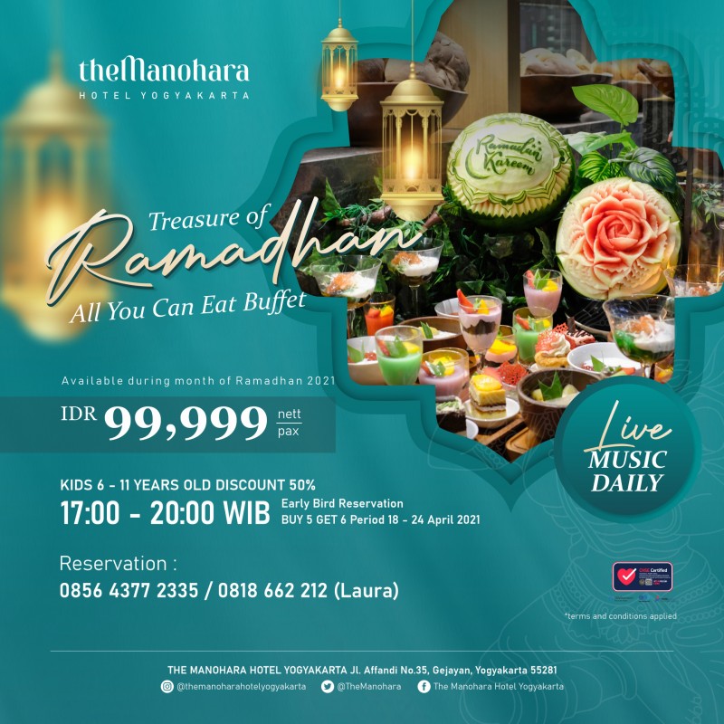 Berbagai Promo Menarik Hadir di The Manohara Hotel Yogyakarta