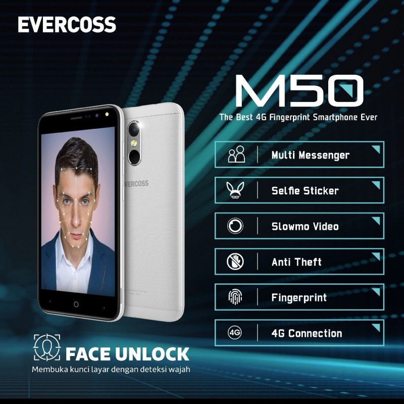 Evercoss Hadirkan Jagoan Terbaru M50 Dengan Fitur Kekinian Terlengkap