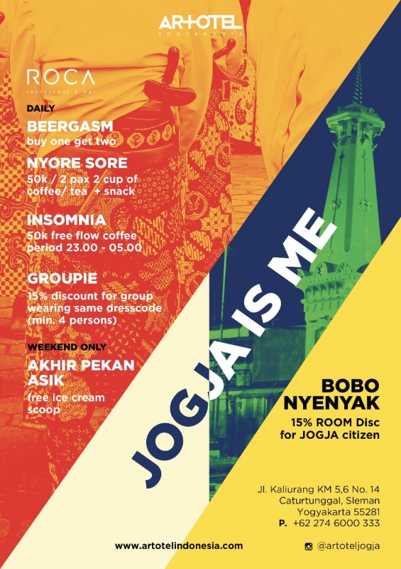 Artotel Yogyakarta menyapa Warga Jogja Dengan 