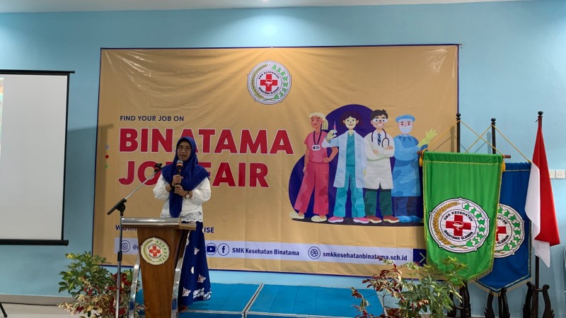 SMK Kesehatan Binatama Sukses adakan Job Fair tahun 2023