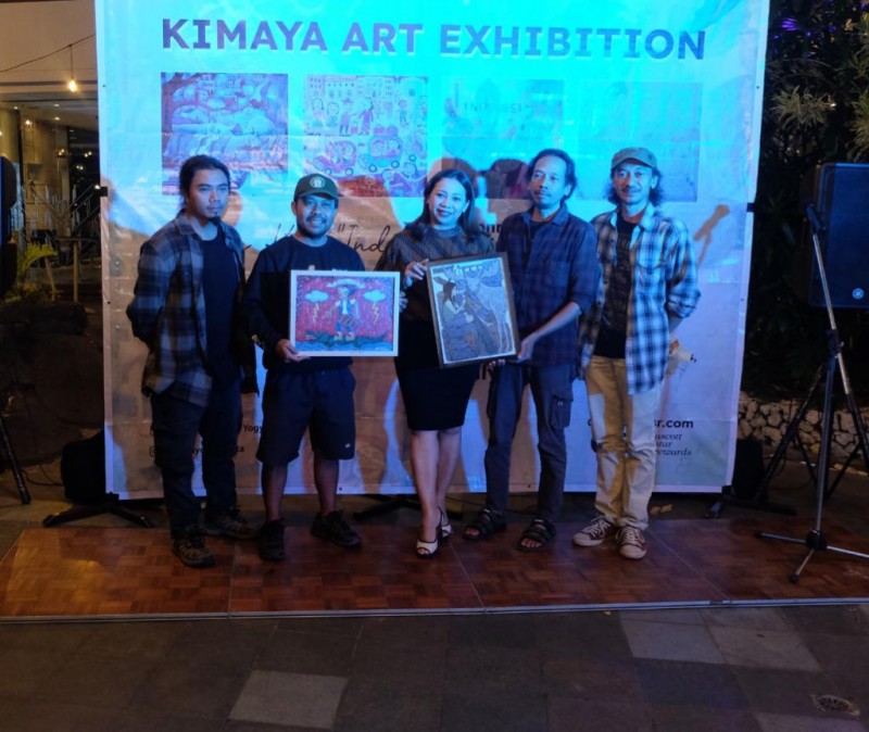 Gelar Art Exhibition Antara Kita “Indah”, Kimaya Sudirman Yogyakarta by Harris Gandeng 4 Seniman Lokal
