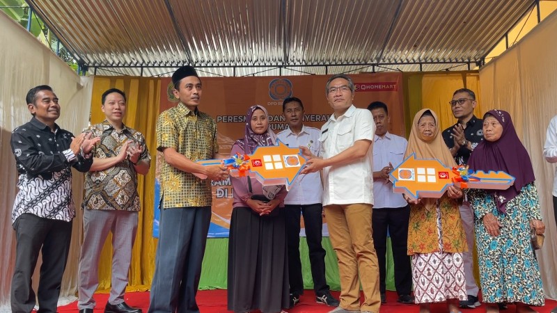 QHOMEMART Bedah Rumah Bersama DPD REI Jogja
