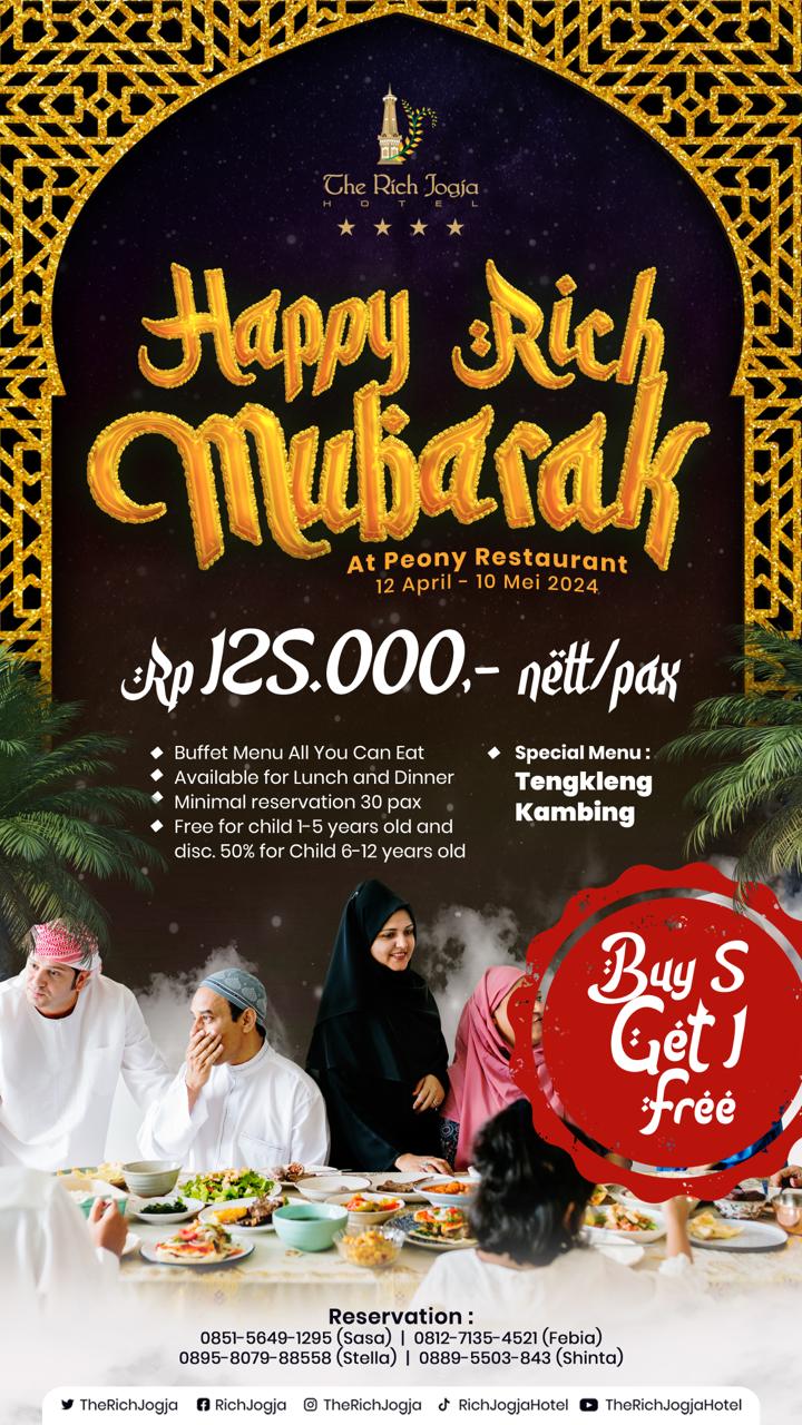 Menyambut Idulfitri Bersama The Rich Jogja Hotel