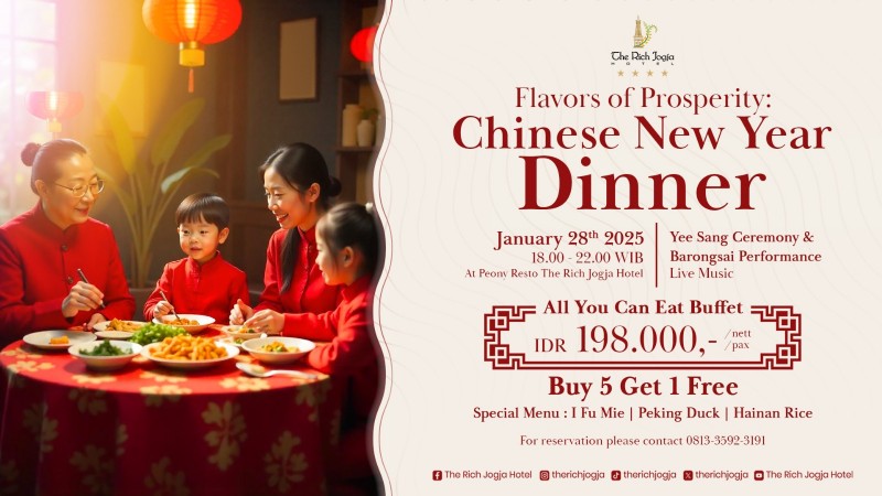 The Rich Jogja Hotel Rayakan Tahun Baru Imlek Yang Penuh Kemeriahan