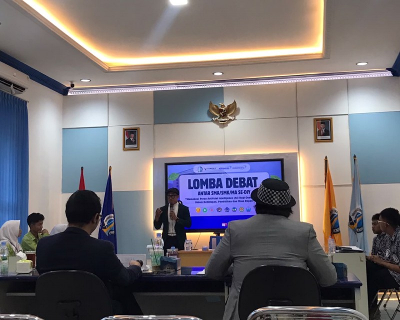 UNMEKA GELAR LOMBA DEBAT ANTAR SMA/SMK/MA SE-DIY Tema: “Memaknai Artificial Intelligence (AI) bagi Gen Alpha”