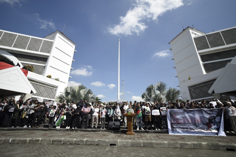 Kutuk Israel! UMY Gelar Aksi Bela Palestina