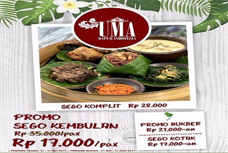 Uma Dapur Indonesia Tawarkan Menu Andalan Sego Kemboelan