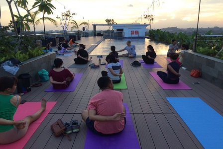 Innside Melia Yogyakarta Tawarkan Program Hidup Sehat Dengan Yoga