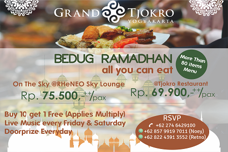 Grand Tjokro Yogyakarta Berikan Undian Voucher Selama Ramadhan