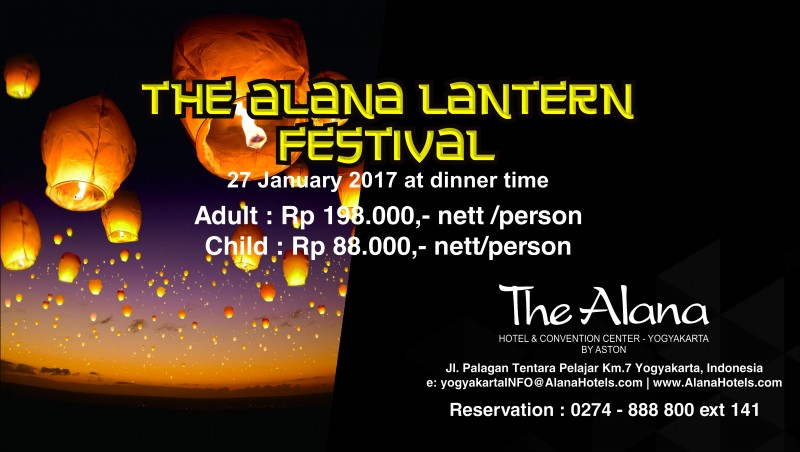 Festival Lampion Hadir di The Alana Yogyakarta