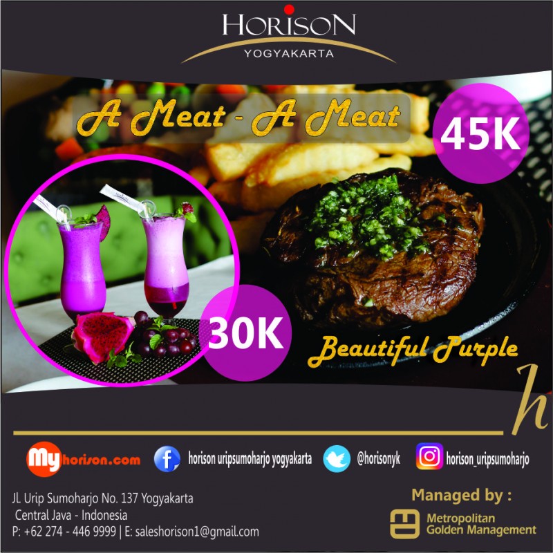 Horison Yogyakarta menghadirkan A Meat – A Meat