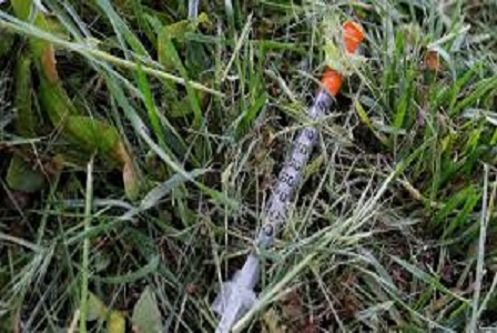 Jarum Suntik Bekas Pengguna Narkoba jadi 'Sampah Berbahaya'